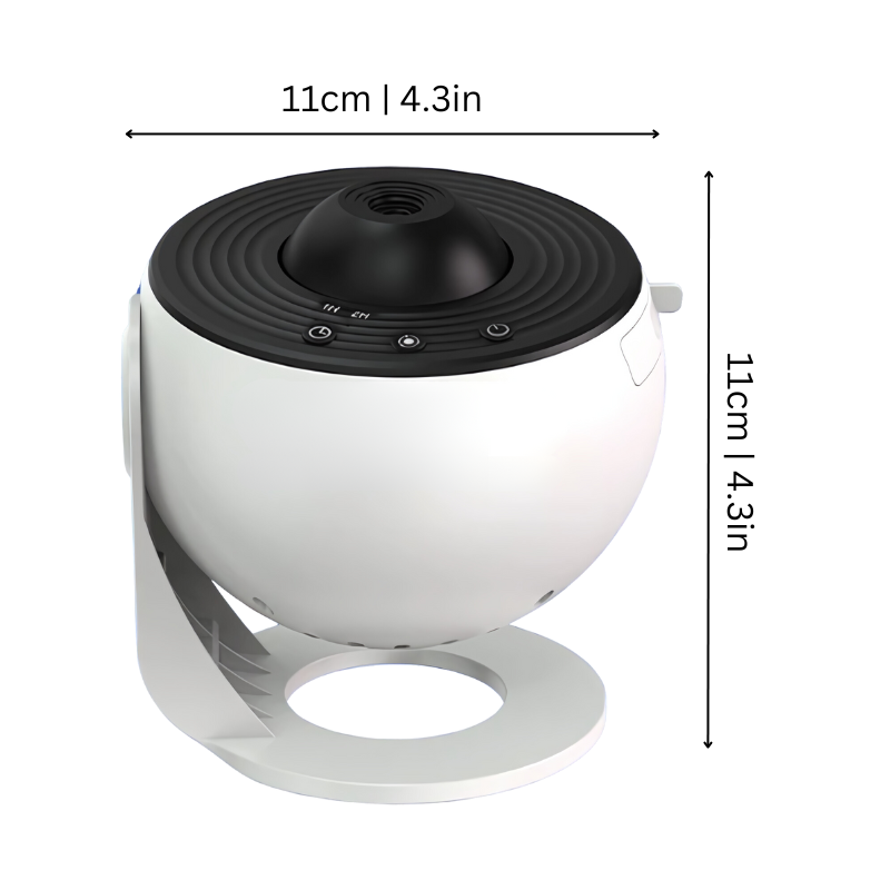 "4K Galaxy Projector for Home showcasing vibrant nebulae and galaxies, creating a captivating cosmic retreat experience."