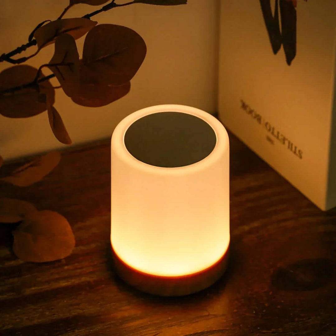 Portable LED Table Lamp with Touch Control & Remote