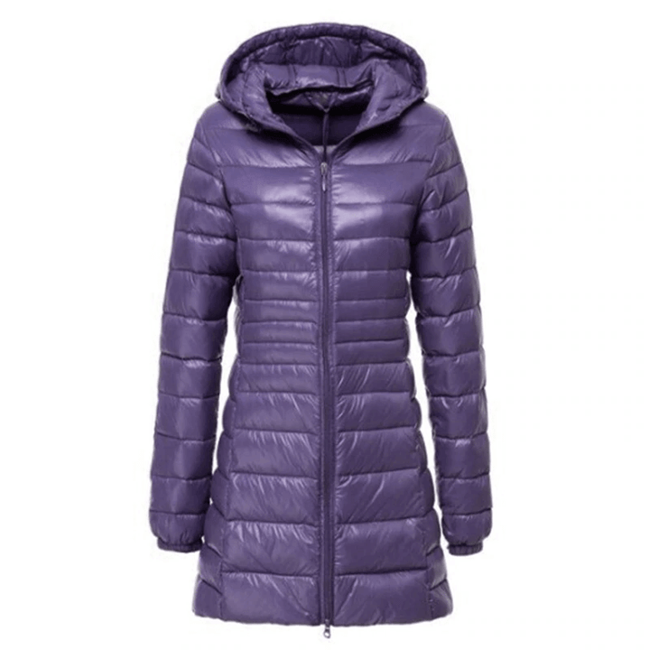 Women's Lightweight Long Down Jacket