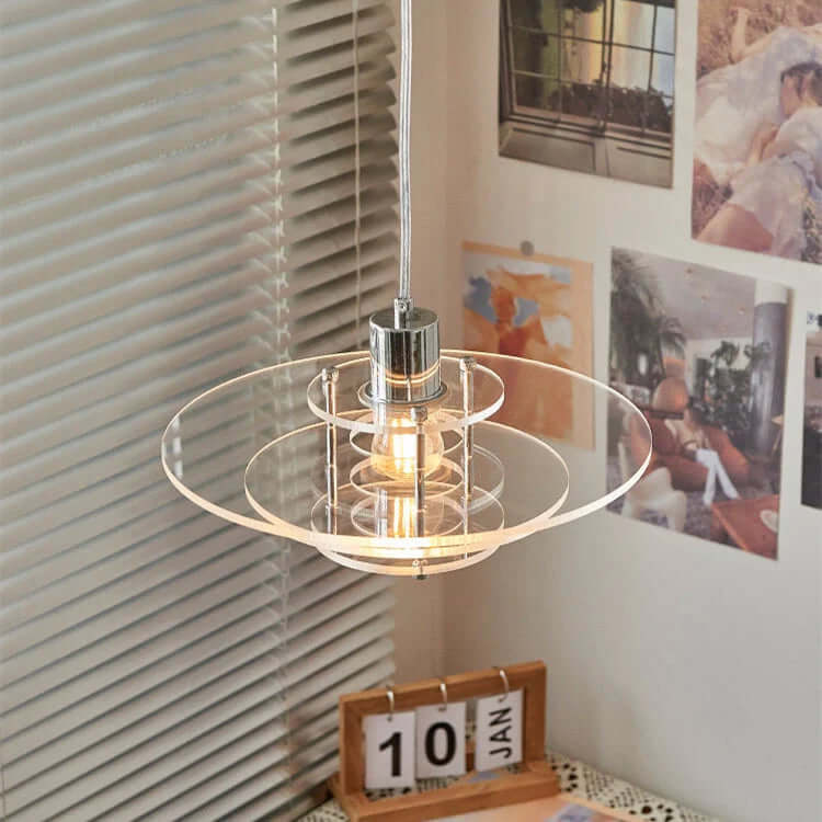 Modern Acrylic UFO Pendant Light