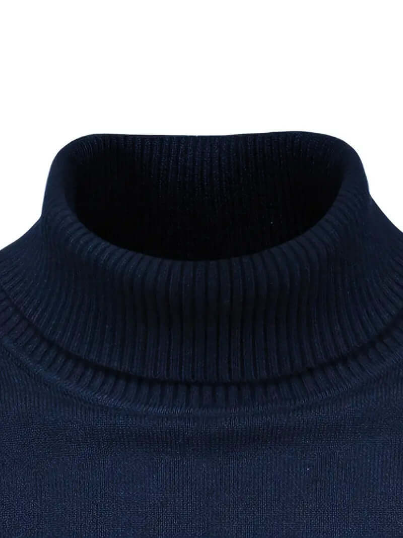Men's Turtleneck Jumper - Warm Winter Pullover