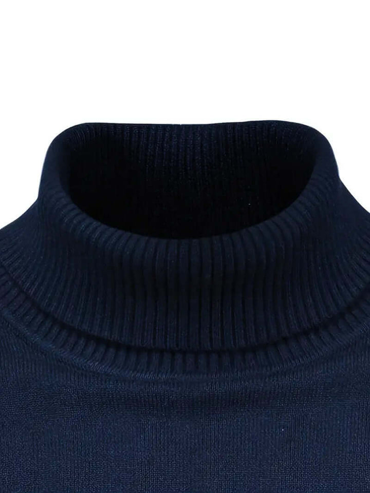 Men's Turtleneck Jumper - Warm Winter Pullover
