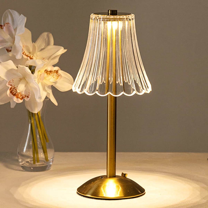 Touch Activated Crystal Table Lamp