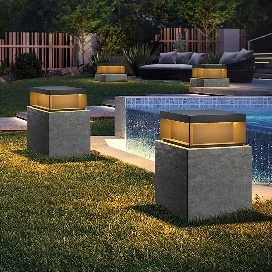 Solar Outdoor Post Light - Weatherproof IP65