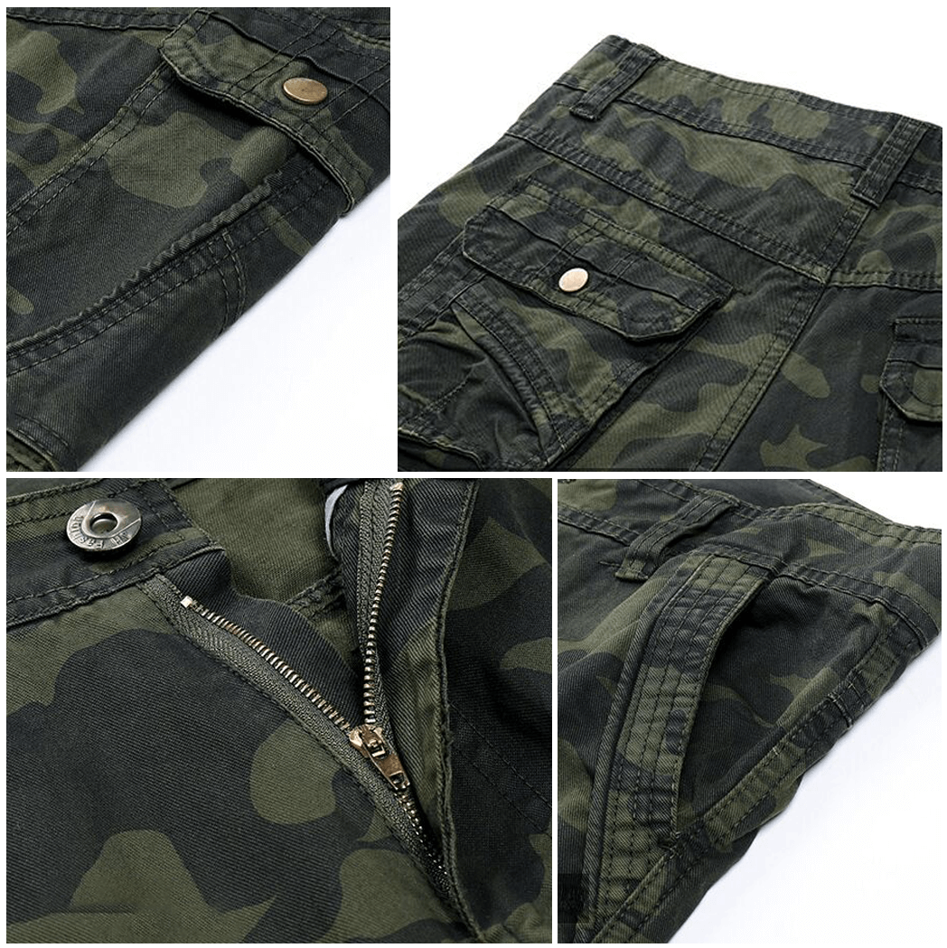 Men's Loose Fit Multi-Pocket Cargo Trousers