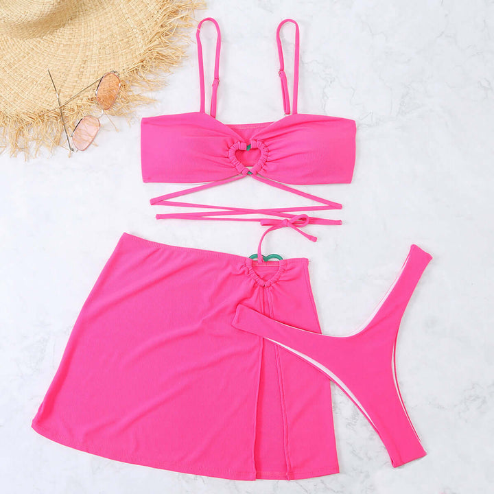 Women's Textured Bikini Set