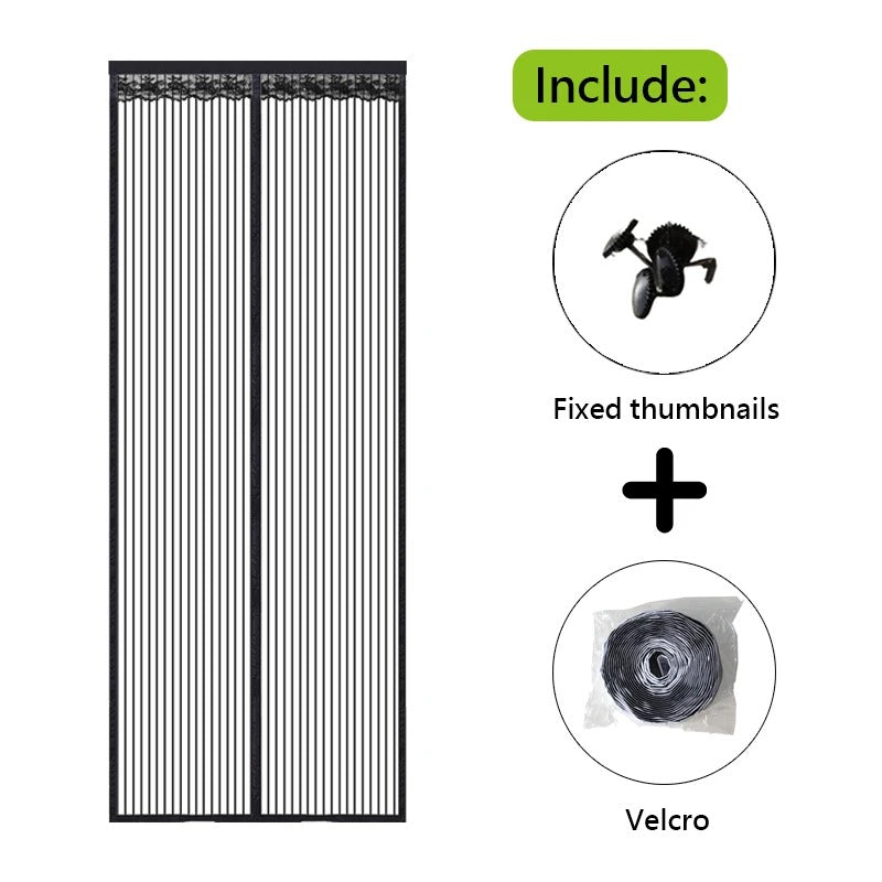 InsectGuard Magnetic Mesh Door for Homes