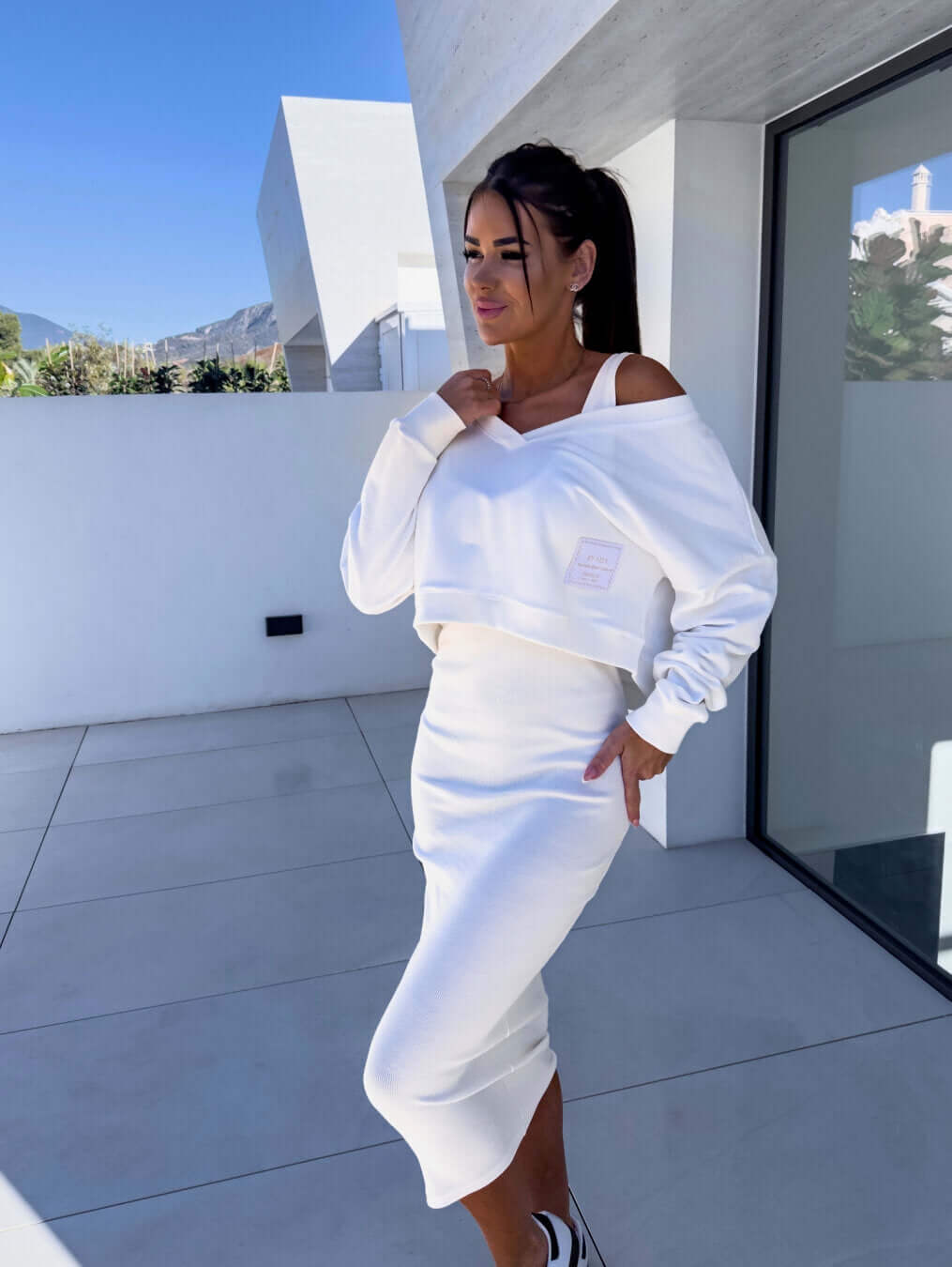 Women's Knitted Two-Piece Set