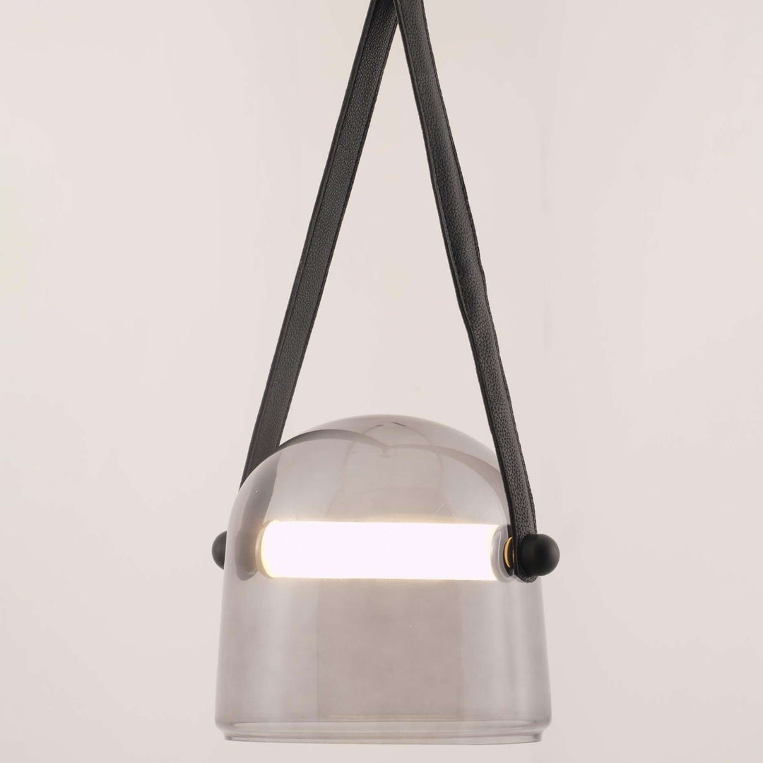 Modern Pendant Lamp with Metal Accents