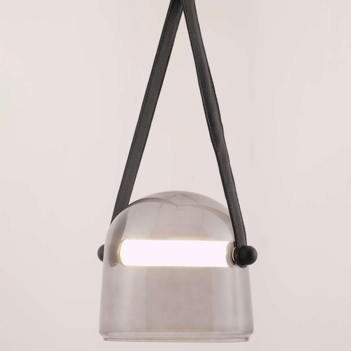 Modern Pendant Lamp with Metal Accents
