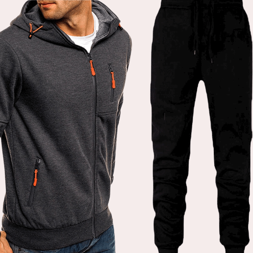 Men's Relaxed-Fit Hoodie and Pant Set