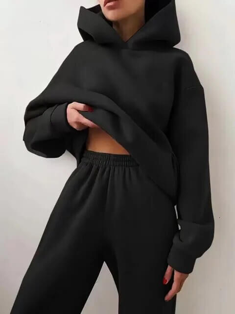 Women's Oversized Two-Piece Tracksuit Set