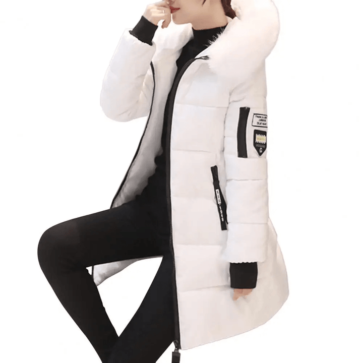 Windproof Puffer Coat for Women