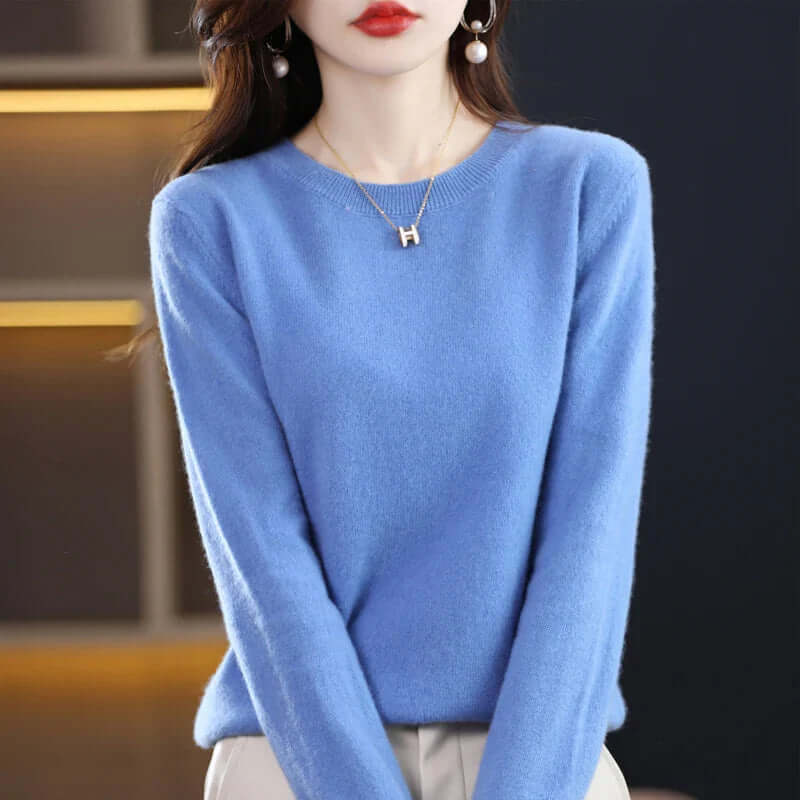 Pure Cashmere Knitted Sweater