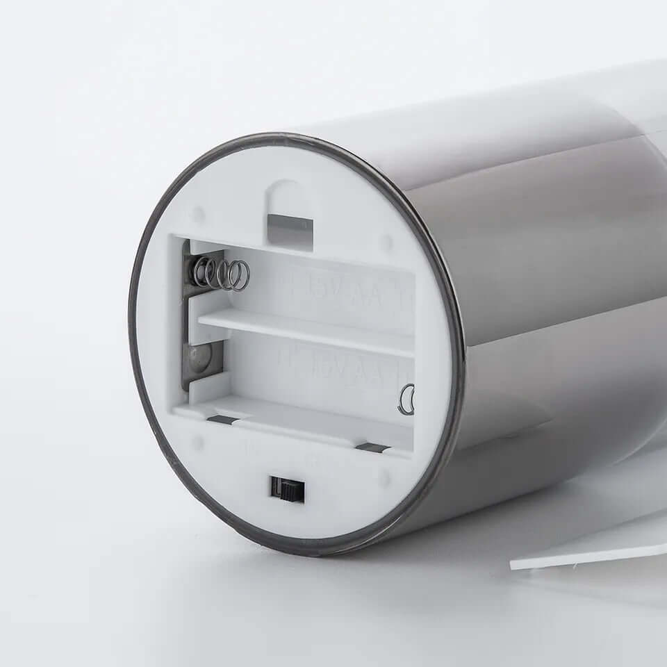 Set of 3 Realistic LED Flameless Candles with Glass Casing