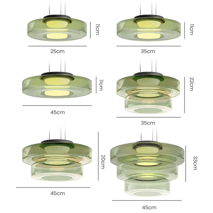 Modern Glass Pendant Light Fixture