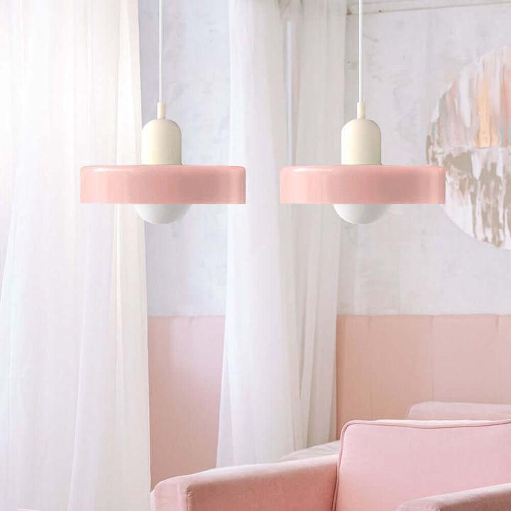2 Heads Modern Glass Pendant Light