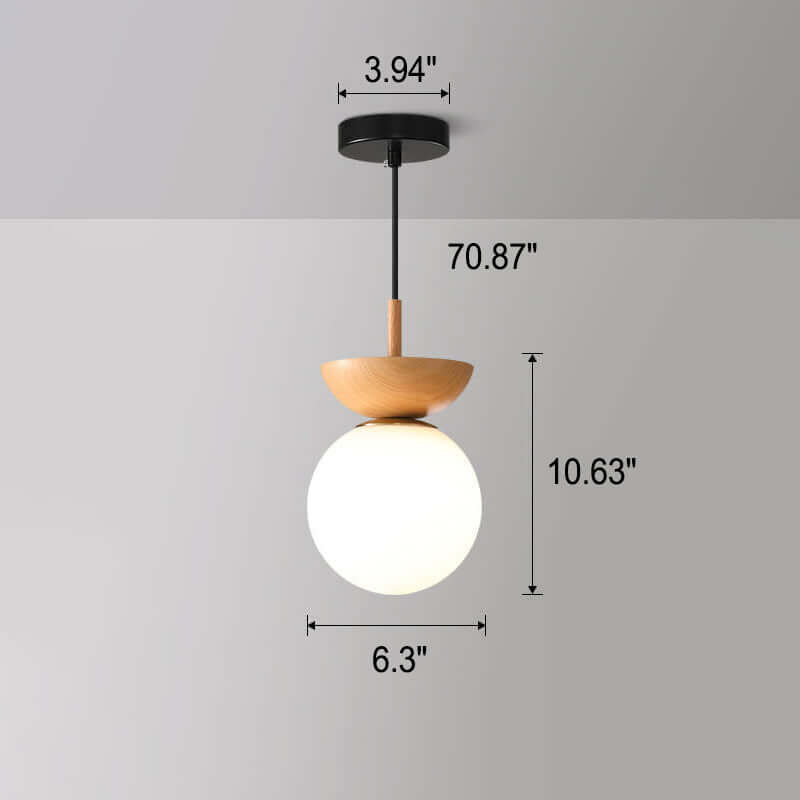 Japanese Style LED Ceiling Pendant Lamp - 3 Color Temps
