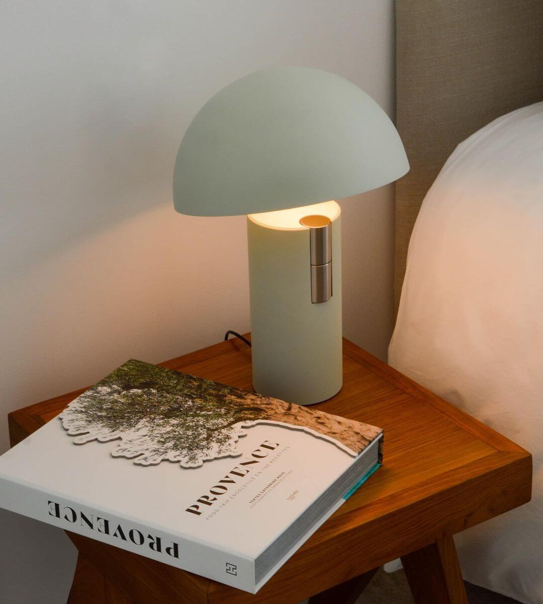 Modern Rotating Cylinder Table Lamp with LED