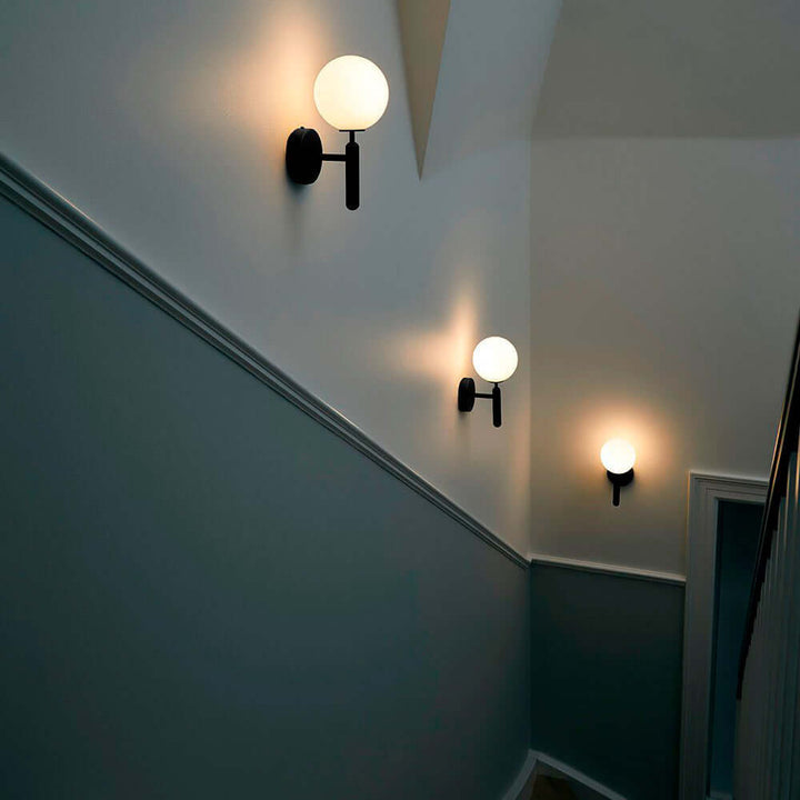 Modern Glass Wall Sconce - Elegant Lighting Fixture
