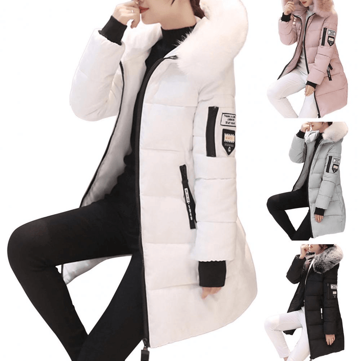 Windproof Puffer Coat for Women