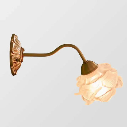 Flower Petal Glass Wall Lamp