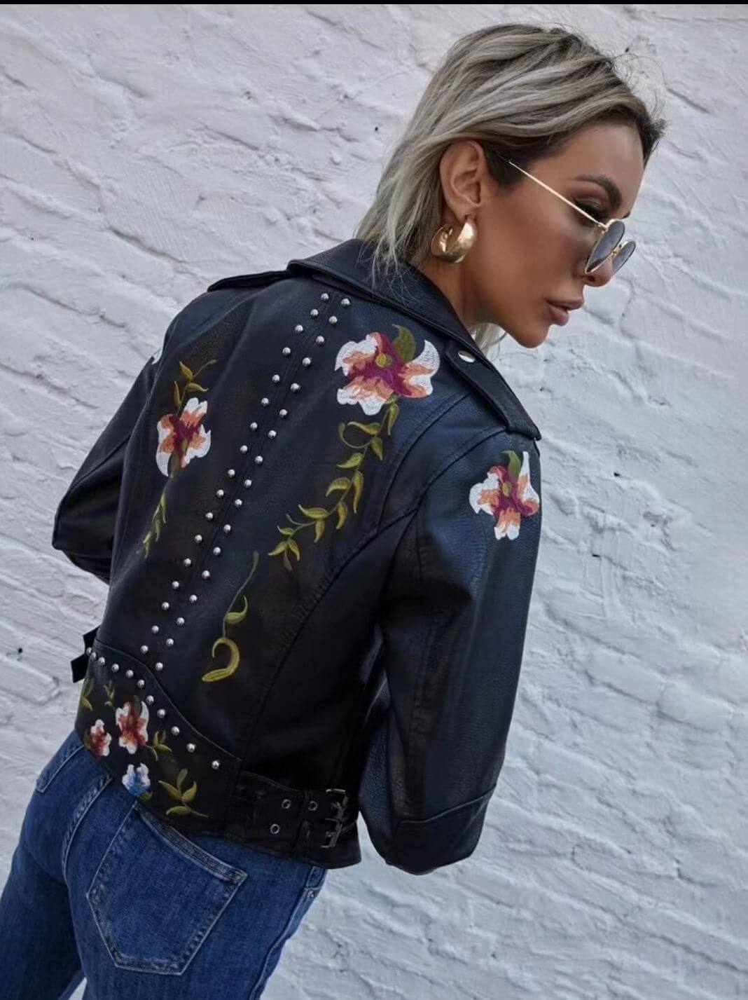 Women's Retro Floral Print Jacket