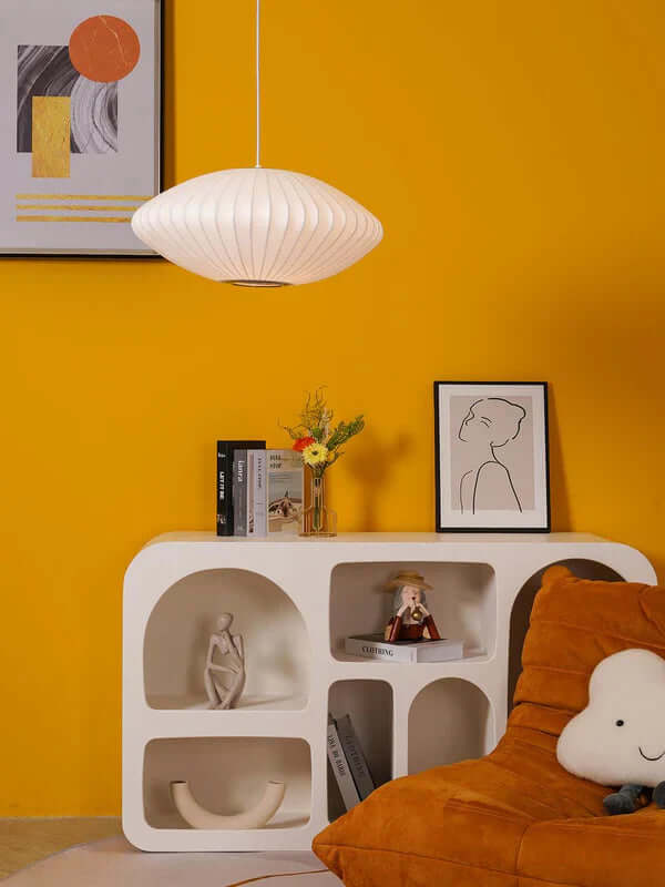 Modern Silk Pendant Light