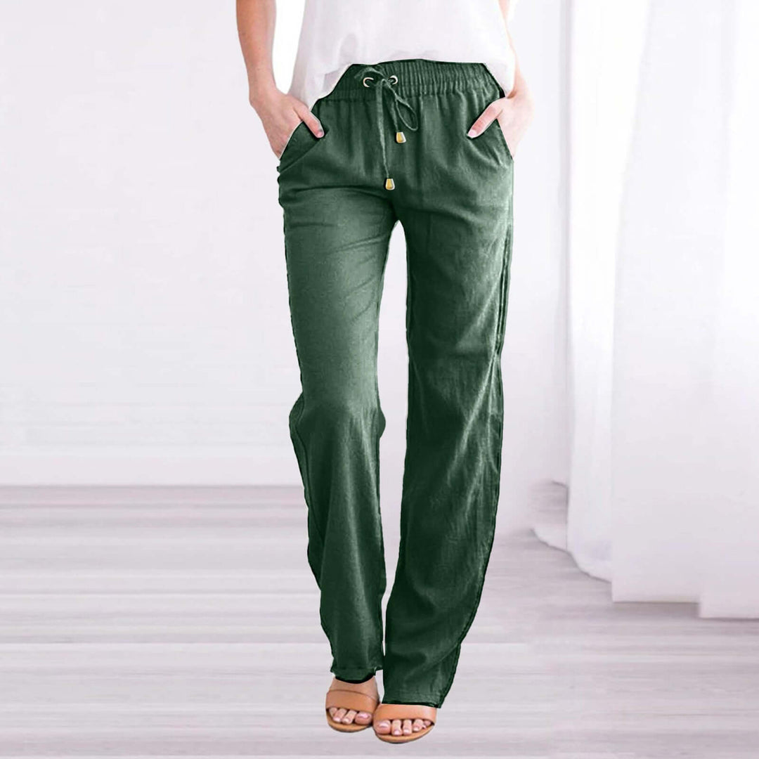 Women's Wide-Leg Drawstring Pants