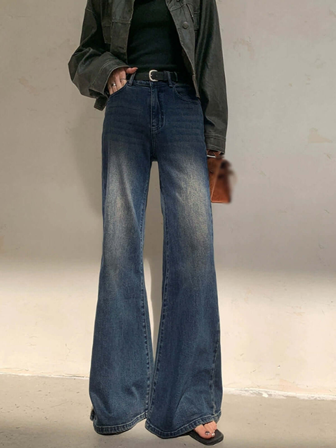 Women's Wide Leg High-Waisted Vintage Jeans