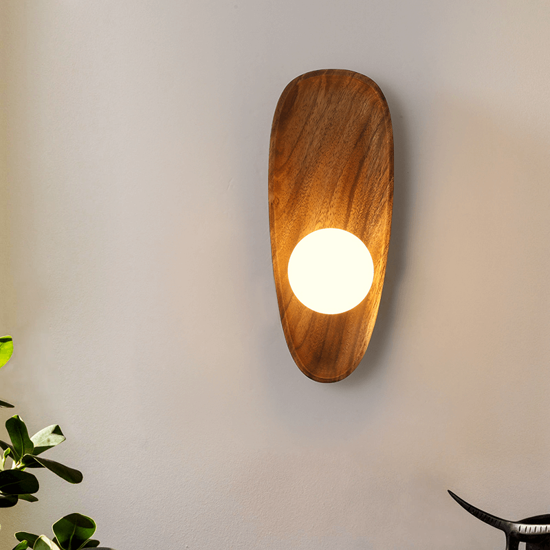 Wooden Wall Lamp