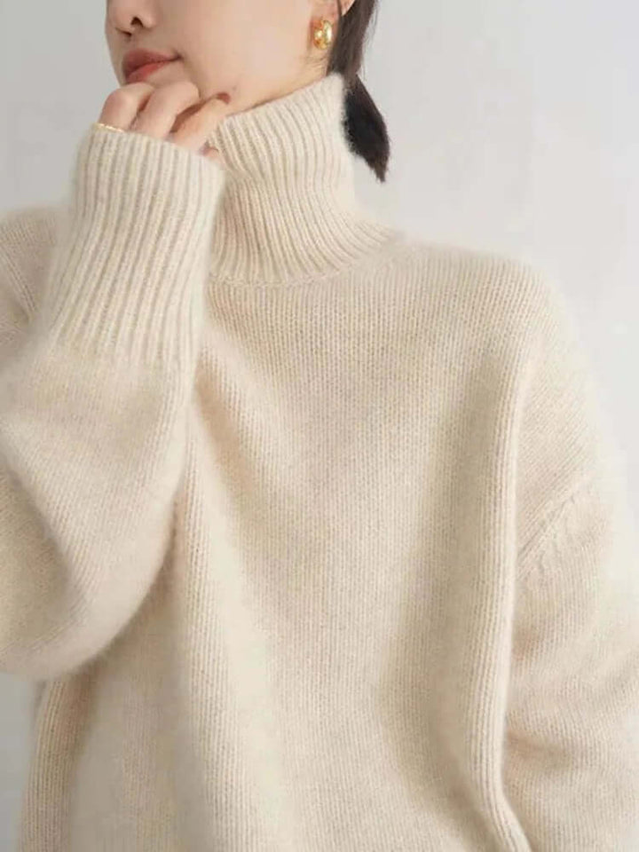 Women's High Collar Sweater
