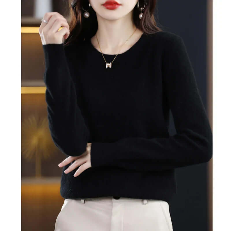 Pure Cashmere Knitted Sweater