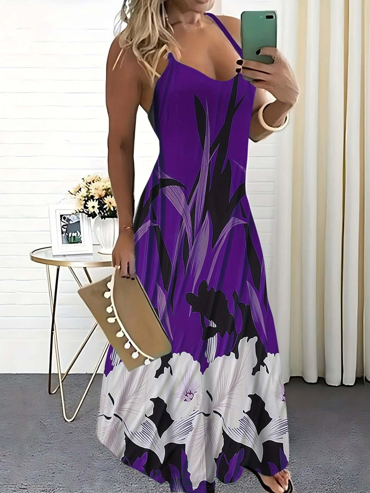 Floral Print Spaghetti Strap Dress for Women