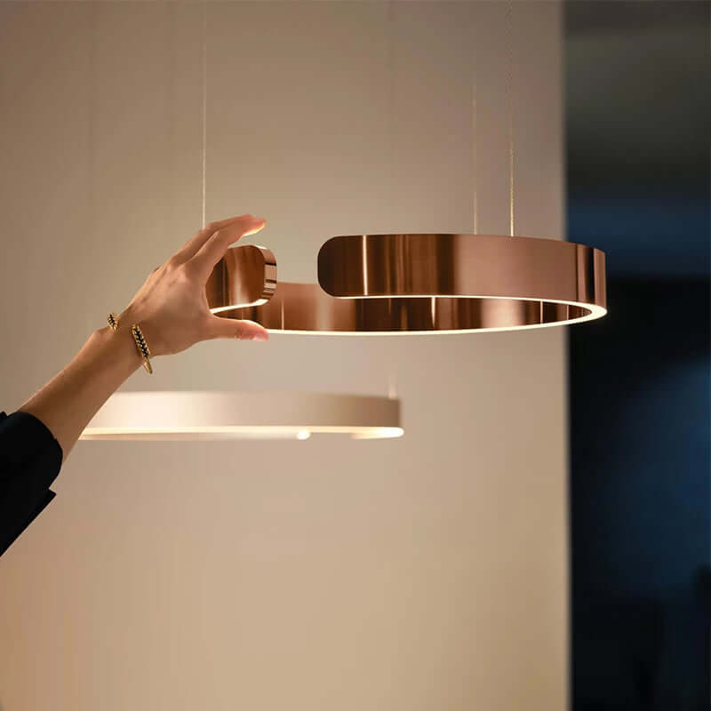 Modern Circle LED Pendant Light, 40/60/80cm