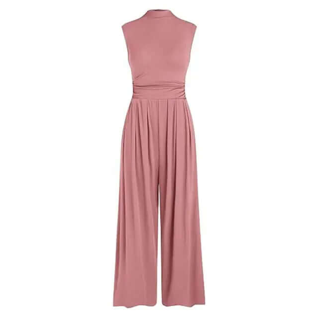 Women's Elegant Formal Wide-Leg Jumpsuit