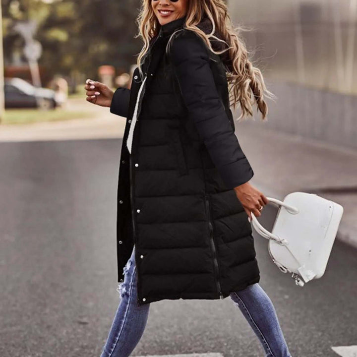 Women's Padded Winter Coat with Hood