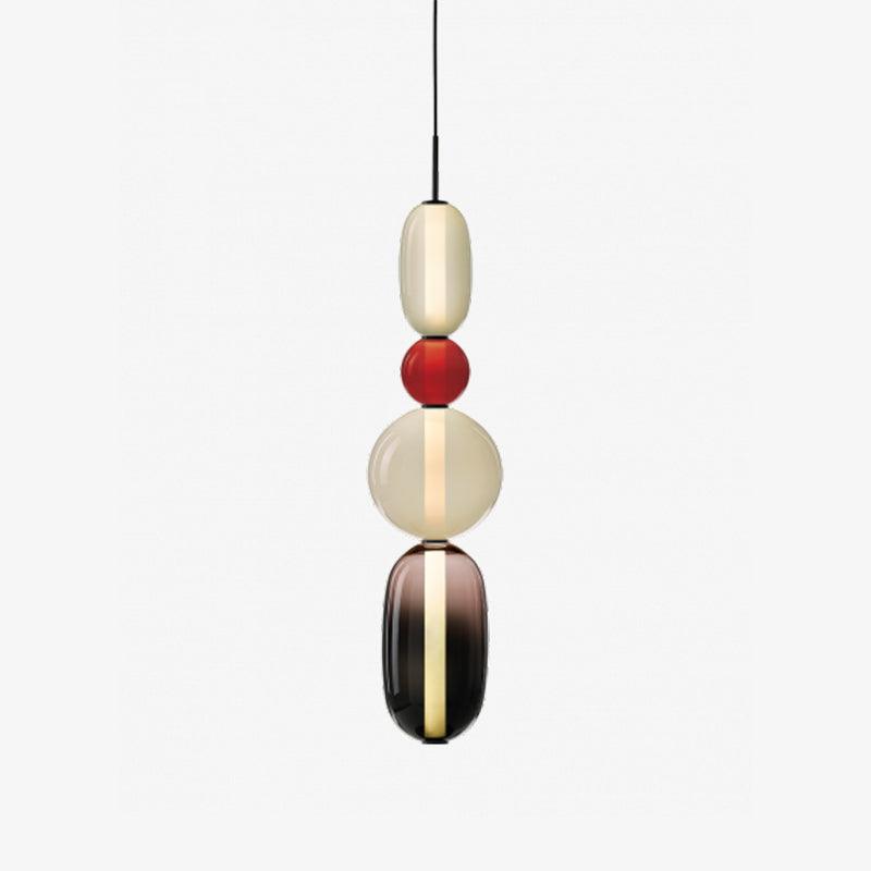 Colorful Glass Pendant Light - Modern Hanging Lamp