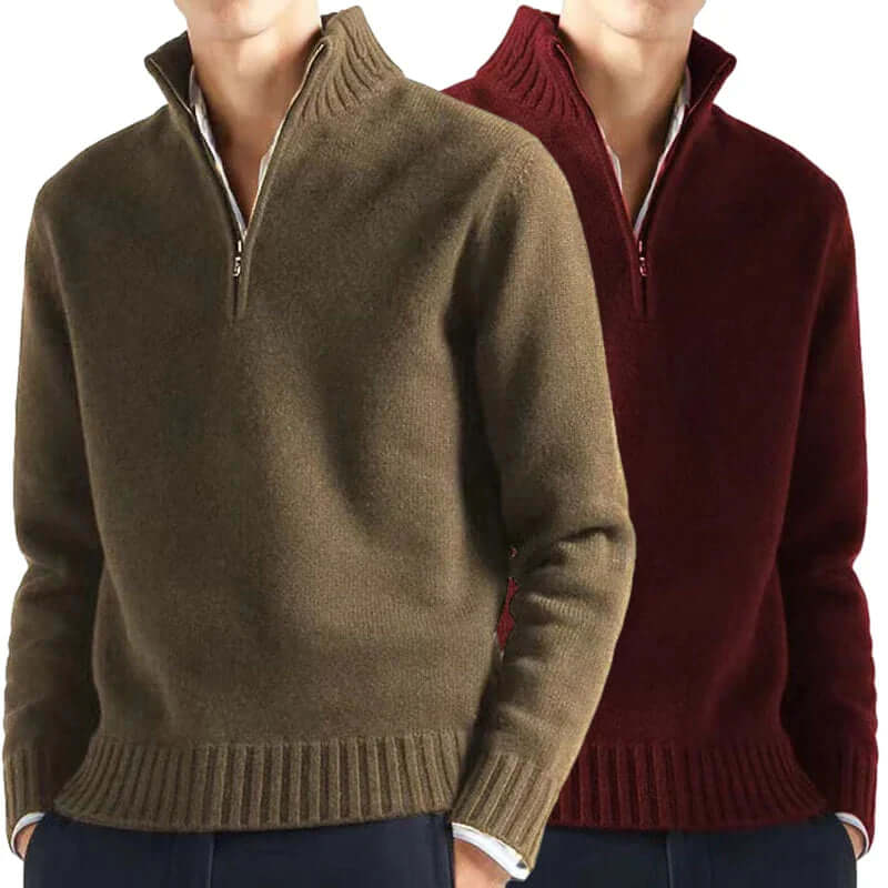 Men’s Half-Zip Warm Sweater