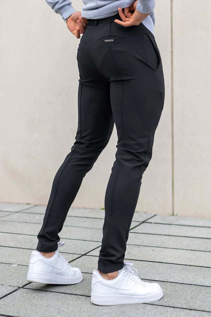 Men's Slim Fit Long Trousers - Stylish & Comfortable