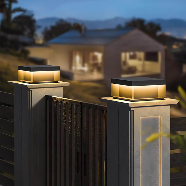 Solar Outdoor Post Light - Weatherproof IP65