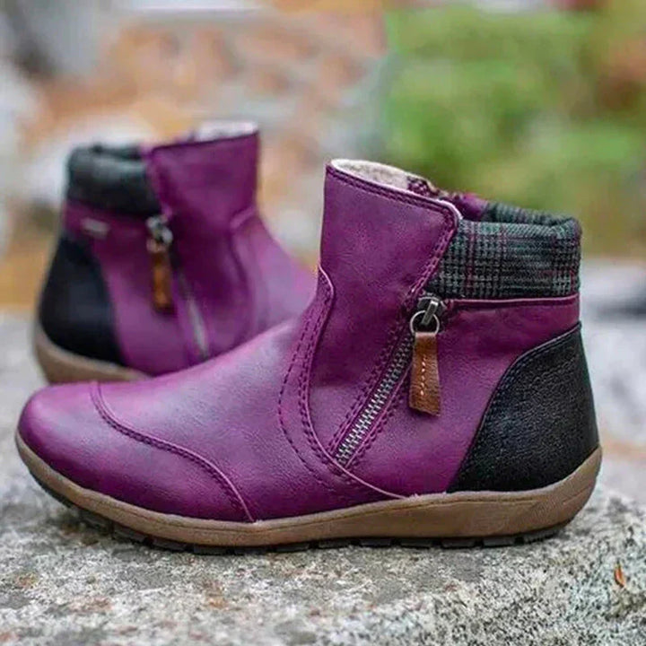 Durable women's orthopedic boots with premium waterproofing and arch support.