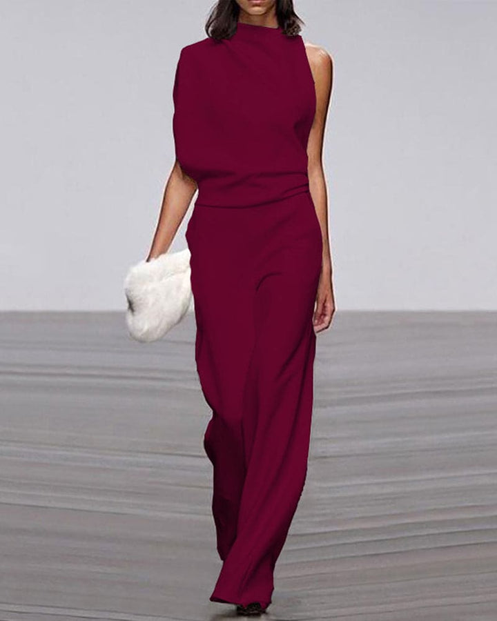 Women's Sleeveless Formal Jumpsuit