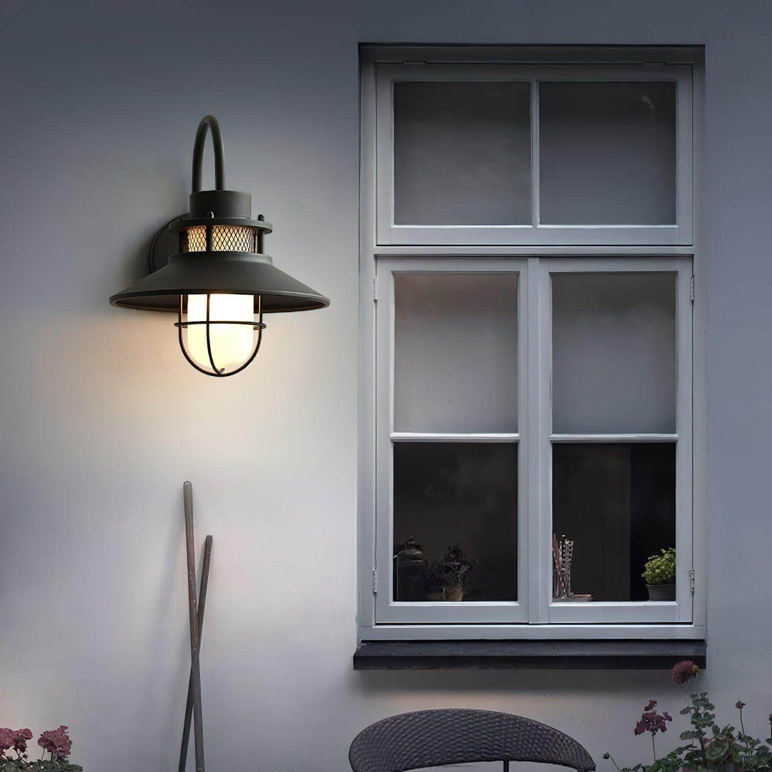 Outdoor Wall Lamp with IP65 Moisture Protection