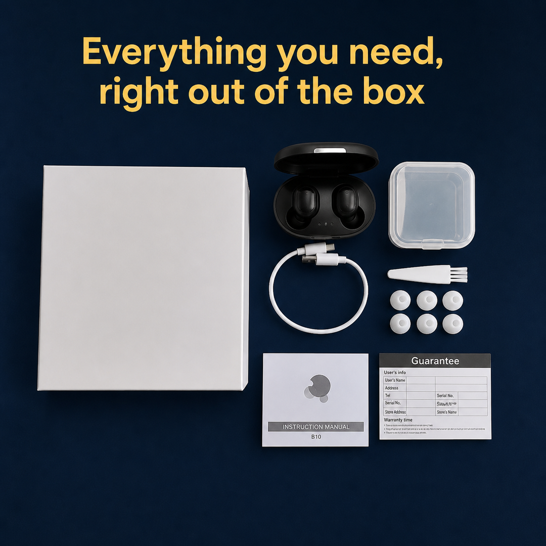 Ultra-X Rechargeable Hearing Aid for Clearer Sound