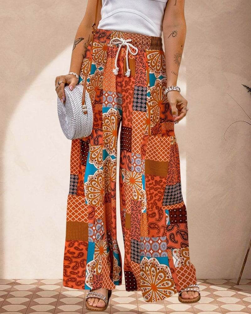 Women's Wide Leg Palazzo Trousers