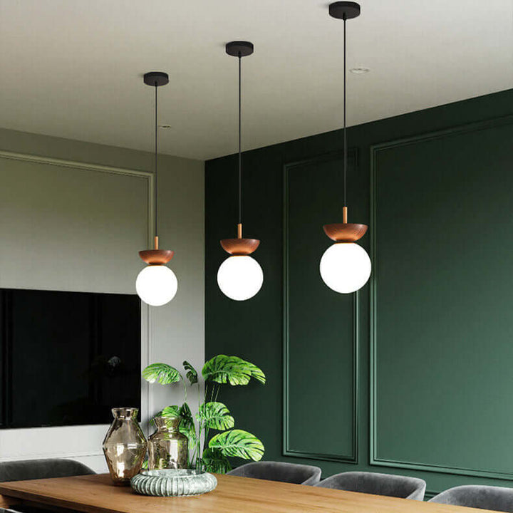 Japanese Style LED Ceiling Pendant Lamp - 3 Color Temps