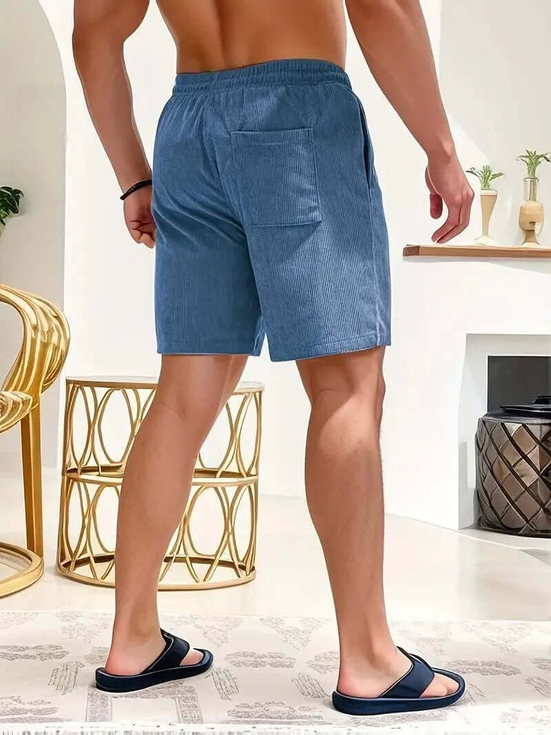 Men's Lightweight Casual Shorts with Drawstring