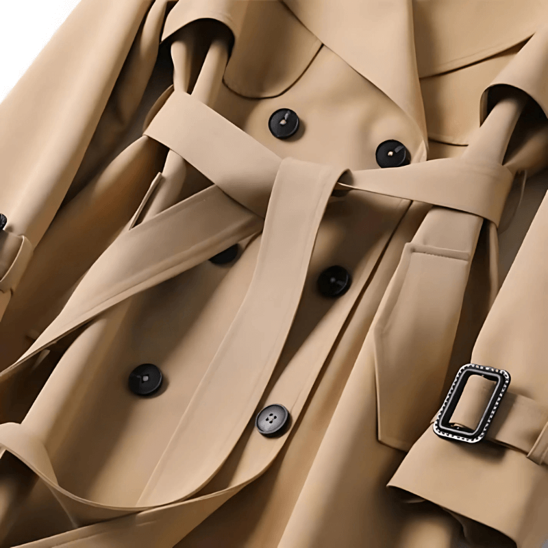 Women's Double-Breasted Trench Coat