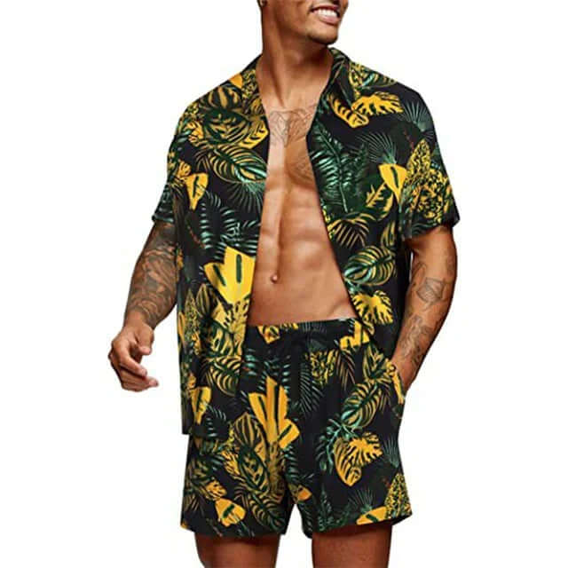 Men's Relaxed Fit Two-Piece Set